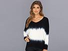 Seven7 Jeans - Dip Dye Knit Top (black/white)
