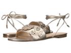 Ivanka Trump Catera (gold Leather/foil Rava) Women's Sandals