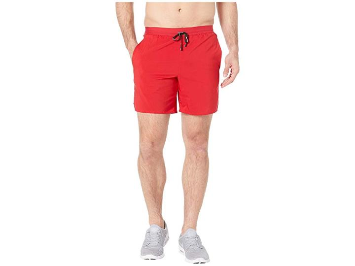 Nike Flex Stride Shorts 7 Bf (gym Red/metallic Silver) Men's Shorts