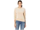 Juicy Couture Juicy Embossed Velour Pullover (camel) Women's Clothing