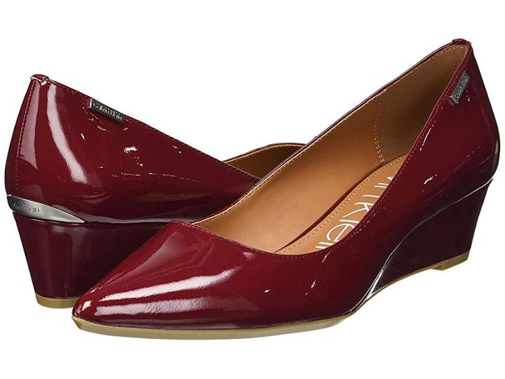 Calvin Klein Germina (red Rock Patent) Women's Shoes