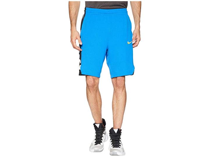 Nike Elite Stripe Basketball Short (signal Blue/signal Blue/black/amarillo) Men's Shorts