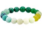 Dee Berkley Fourth Chakra Unconditional Love Gemstone Beaded Bracelet (multi/green) Bracelet