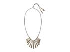 Lucky Brand Indian Spice Gold Fan Necklace (gold) Necklace