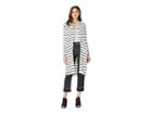Chaser Thermal Shawl Collar Duster (stripe) Women's Coat