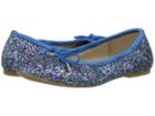 Sam Edelman Kids Felicia Ballet (little Kid/big Kid) (aqua Glitter) Girls Shoes