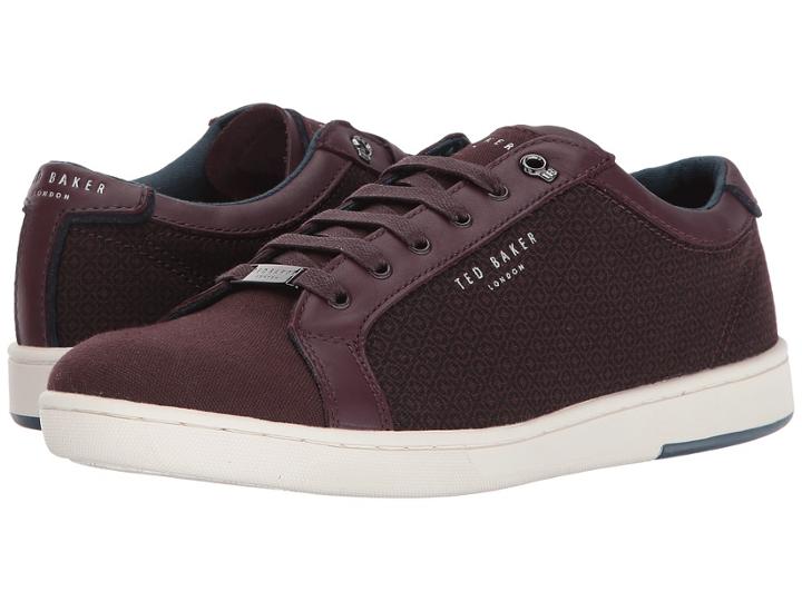 Ted Baker Ternur (dark Red Textile) Men's Shoes