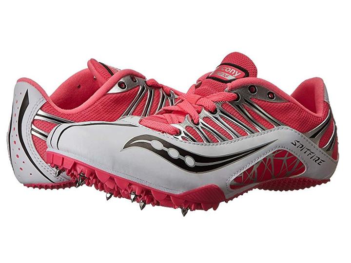 Saucony Spitfire (white/pink) Women's Running Shoes