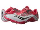 Saucony Spitfire (white/pink) Women's Running Shoes