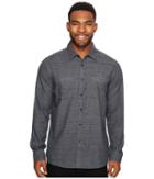 Rip Curl Montez Long Sleeve Shirt (charcoal) Men's Clothing