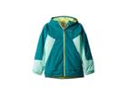 Columbia Kids Snow Problemtm Jacket (little Kids/big Kids) (emerald/pixie/tippet) Girl's Coat