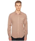 Belstaff Steadway Garment Dyed Twill Shirt (ash Rose) Men's Clothing