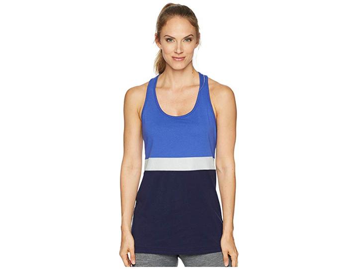 New Balance Nb Athletic Novelty Tank Top (blue Iris/pigment) Women's Sleeveless