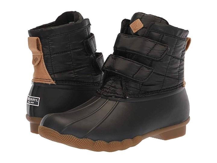 Sperry Saltwater Jetty (black) Women's  Boots