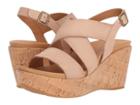 Kork-ease Ashcroft (cream (lama) Full Grain) Women's Wedge Shoes