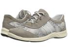 Mephisto Laser (light Grey Bucksoft/sand Boa/nickel Perl Calfskin) Women's Lace Up Casual Shoes