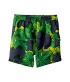 Columbia Kids Solar Streamtm Ii Boardshort (toddler) (cyber Green Palms Print) Boy's Swimwear