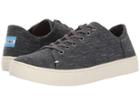 Toms Lenox Sneaker (forged Iron Grey Heather Jersey) Women's Lace Up Casual Shoes