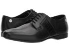 Versace Collection Plain Toe Oxford W/ Greco Trim (black) Men's Shoes