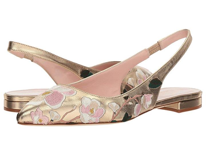 Kate Spade New York Barnie (gold Metallic Nappa) Women's Shoes