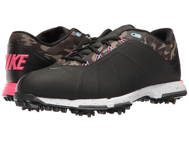 Nike Golf Nike Lunar Fire (black/racer Pink/cargo Khaki/vivid Sky) Men's Golf Shoes