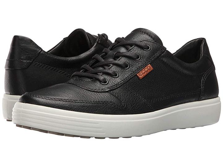 Ecco Soft 7 Casual Tie (black/lion) Men's Lace Up Casual Shoes