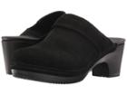 Crocs Sarah Suede Clog (black) Women's Clog Shoes