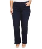 Nydj Plus Size Plus Size Billie Mini Boot Jeans With Side Slit In Sinclair (sinclair) Women's Jeans