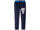 Nike Kids Nsw Just Do It Jogger (little Kids/big Kids) (obsidian/signal Blue/white) Boy's Casual Pants
