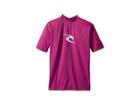Rip Curl Kids Corpo Short Sleeve Uv Tee (big Kids) (purple) Boy's Swimwear