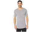 Nike Top Short Sleeve Fitted Utility (gunsmoke/atmosphere Grey/black) Men's Clothing