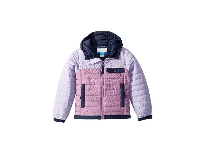 Columbia Kids Mountainsidetm Full Zip Jacket (little Kids/big Kids) (soft Violet/violet Haze/nocturnal) Girl's Coat