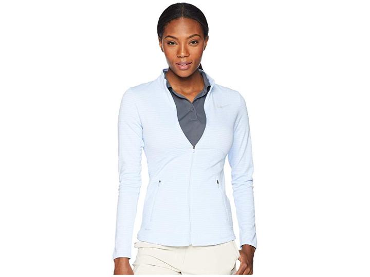 Nike Dry Jacket Full Zip (royal Tint/flint Silver) Women's Coat