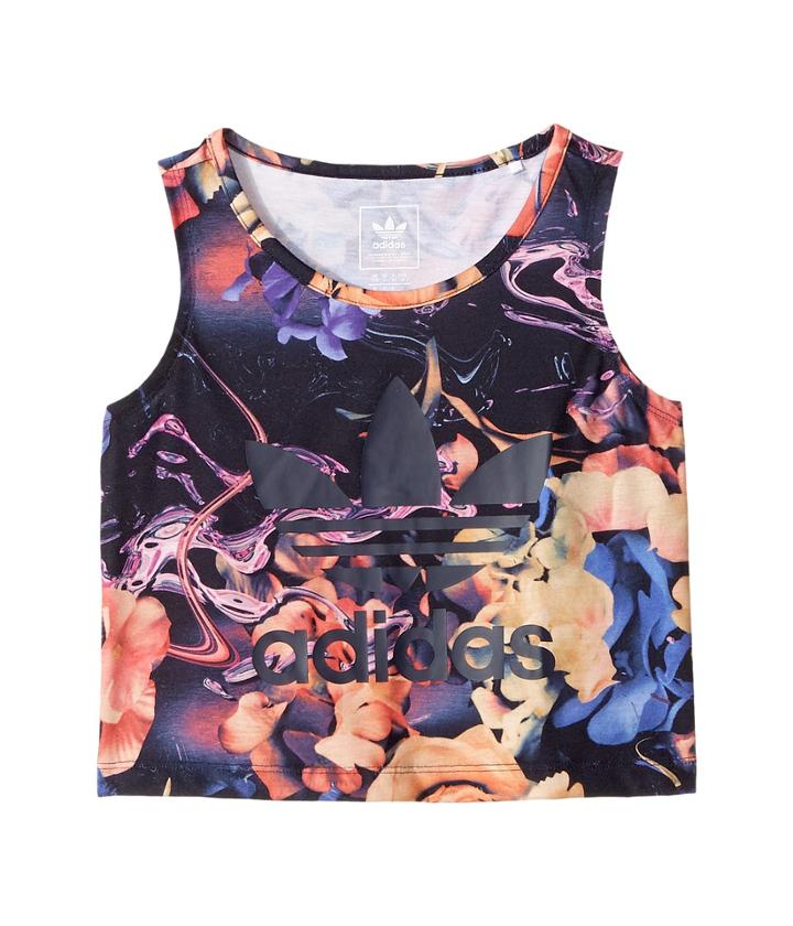 Adidas Originals Kids Rose Tank (little Kids/big Kids) (multicolor/legend Ink) Girl's Sleeveless