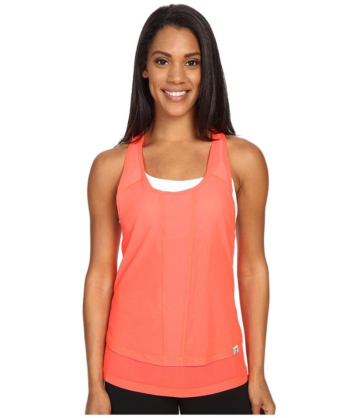 Zobha Cody Mesh Racerback Singlet (firewater) Women's Workout