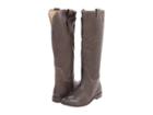 Frye Paige Tall Riding (grey Vintage Veg Tan) Women's Pull-on Boots