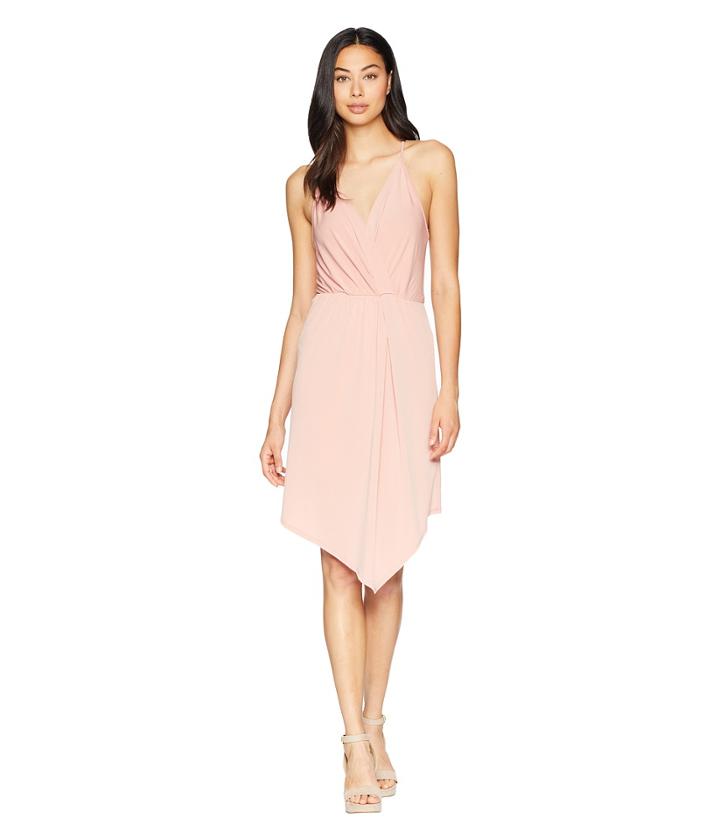 Bcbgeneration Surplice Dress (satinwood) Women's Dress