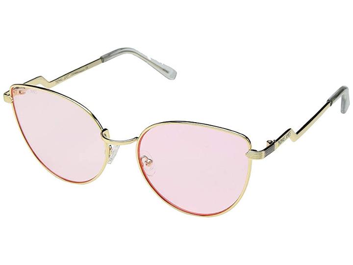 Thomas James La By Perverse Sunglasses Babygirl (gold/pink Lens) Fashion Sunglasses