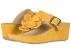 David Tate Spring (mustard Suede) Women's Clog/mule Shoes