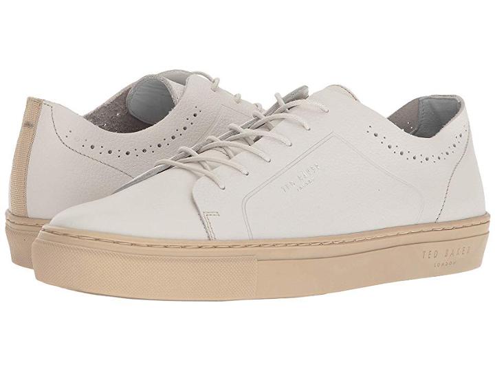 Ted Baker Uurll (white/cream Leather) Men's Shoes