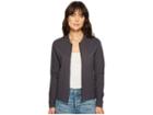 Cruel Ponte Knit Bomber Jacket (charcoal) Women's Coat