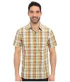 Royal Robbins Playa Plaid Short Sleeve Shirt (lichen) Men's Short Sleeve Button Up