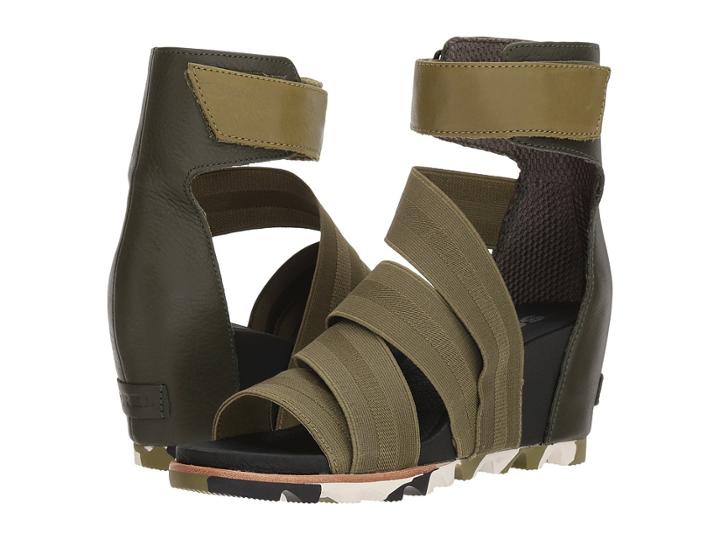 Sorel Joanie Gladiator Ii (olive Drab) Women's Shoes