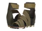 Sorel Joanie Gladiator Ii (olive Drab) Women's Shoes