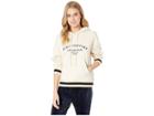 Juicy Couture Juicy La French Terry Hooded Pullover (creme Brulee) Women's Clothing