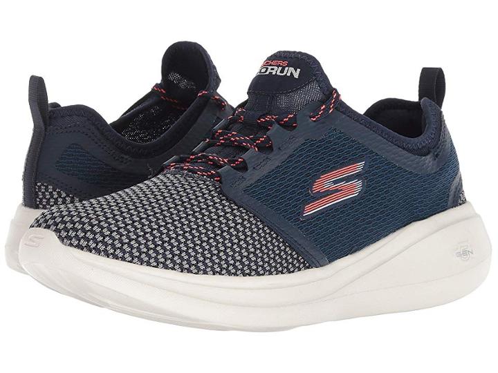 Skechers Go Run Fast 15102 (navy/coral) Women's Running Shoes