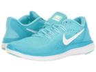 Nike Flex Rn 2017 (polarized Blue/white/chlorine Blue) Women's Running Shoes