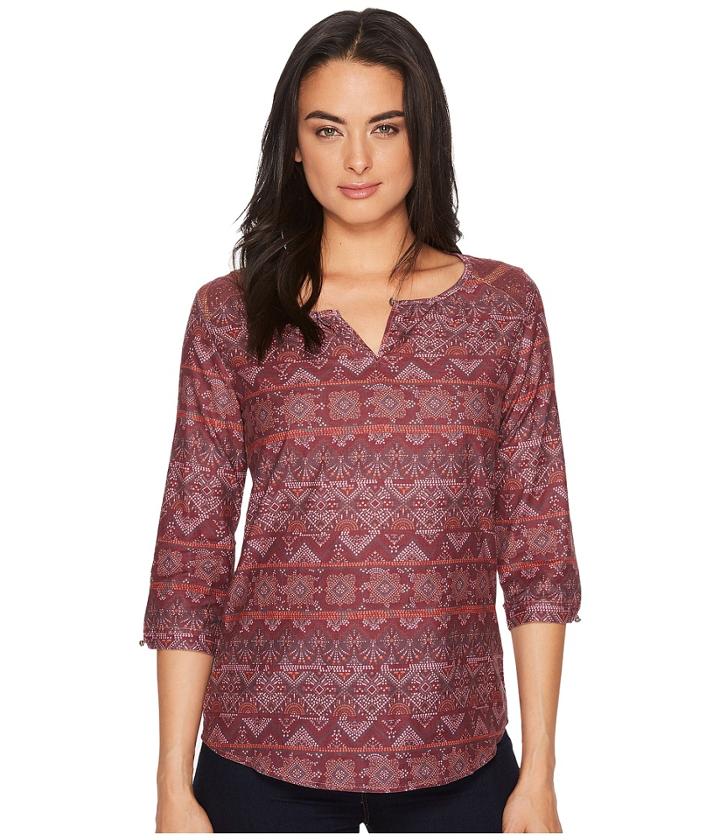Kuhl Flora 3/4 Sleeve (hyacinth) Women's Clothing