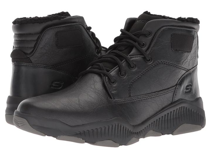 Skechers Relaxed Fit Ridge Fowler (black) Men's Shoes
