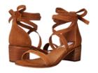 Steve Madden Rizzaa (cognac Suede) Women's Sandals